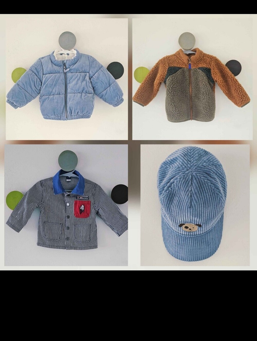 Like NEW Winter Jackets Coats Cordouroy, Sherpa Fleece sz 9M-18M
